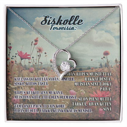 Siskolleni Forever Love Necklace – Lahja, joka saa sydämen sulamaan!