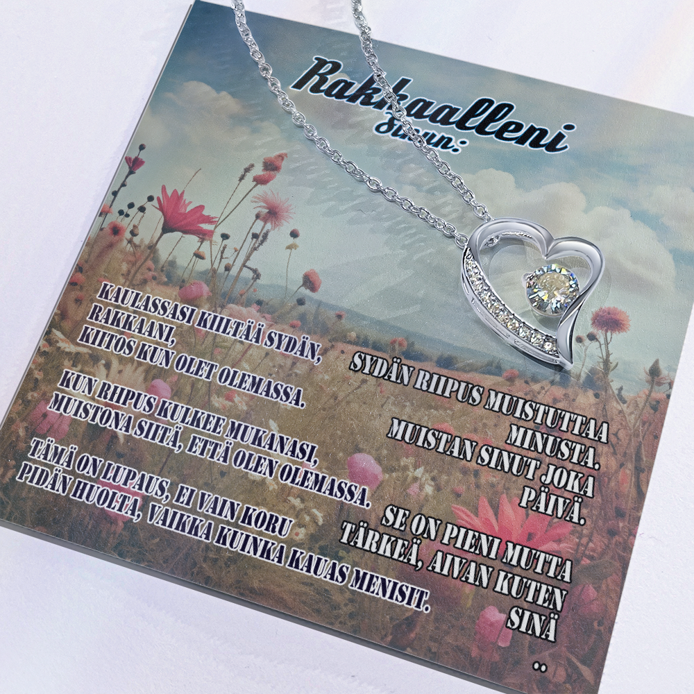 Siskolleni Forever Love Necklace – Lahja, joka saa sydämen sulamaan!