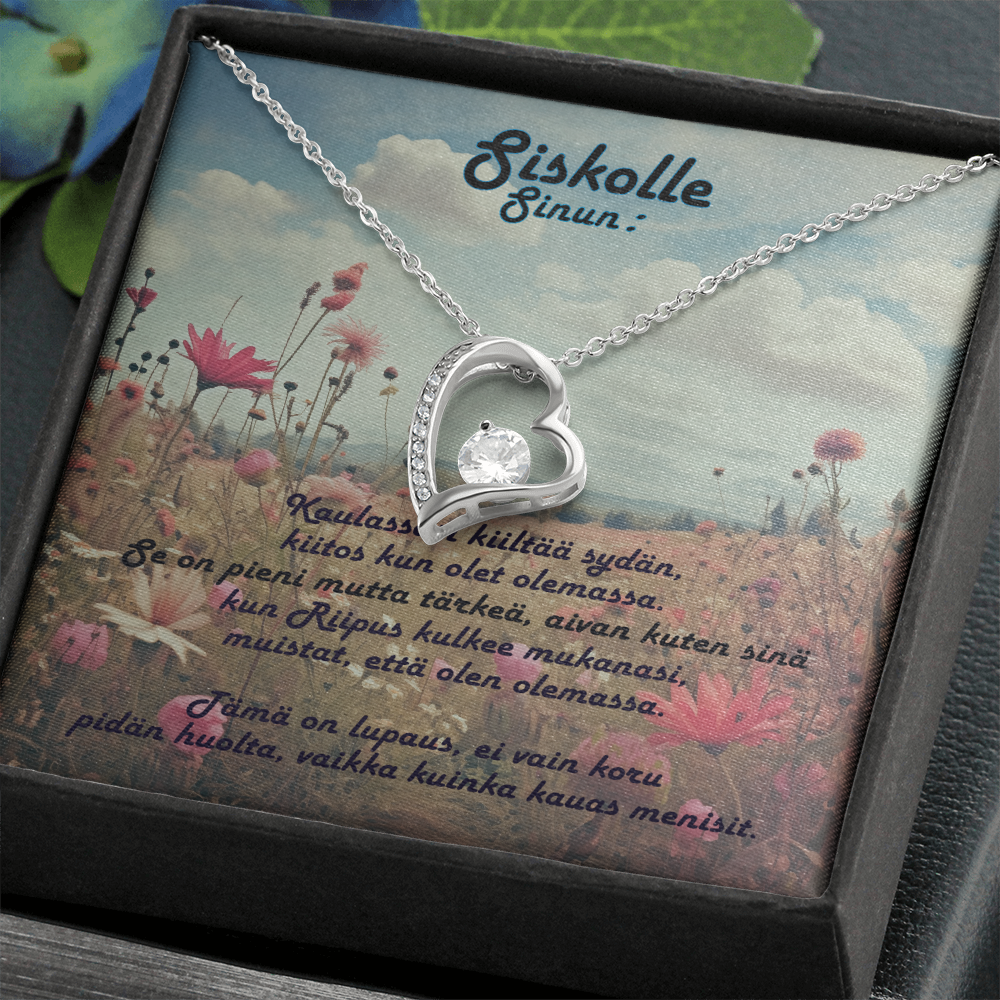 Siskolleni Forever Love Necklace – Lahja, joka saa sydämen sulamaan!