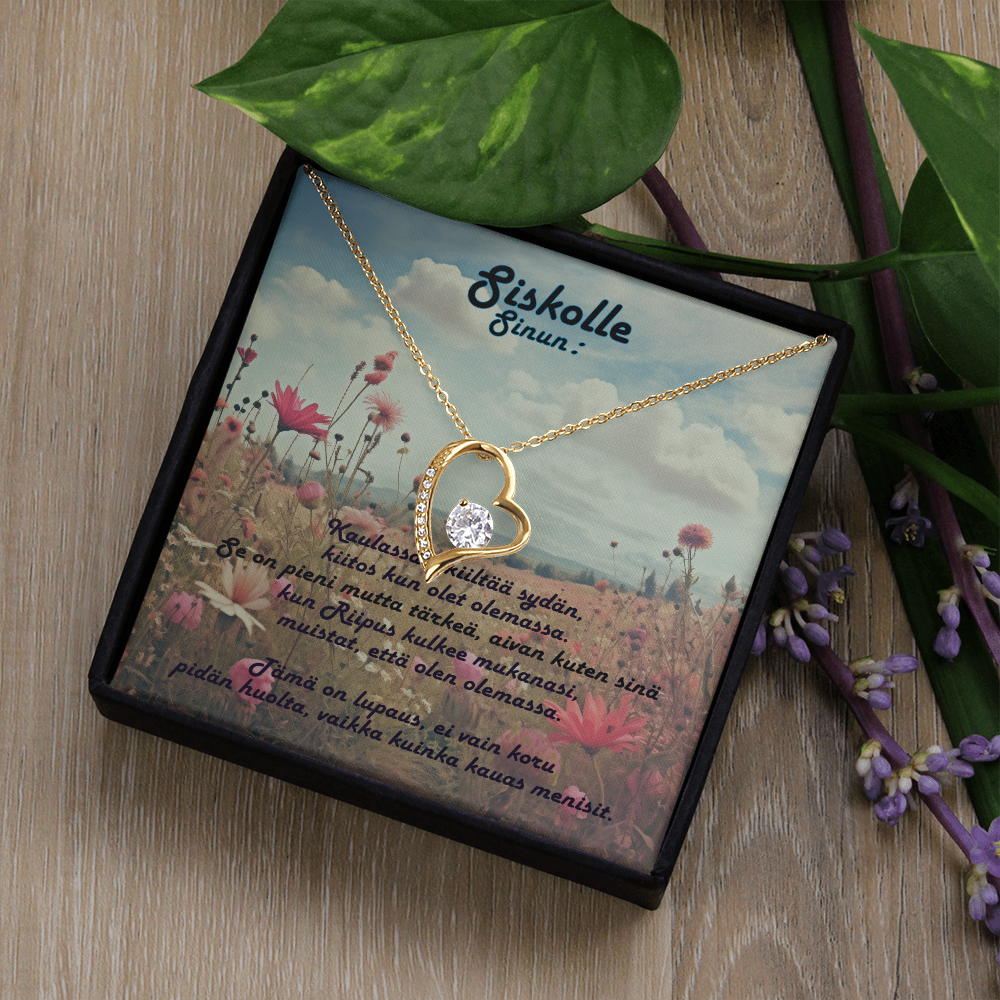 Siskolleni Forever Love Necklace – Lahja, joka saa sydämen sulamaan!