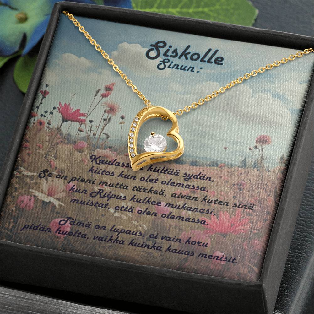 Siskolleni Forever Love Necklace – Lahja, joka saa sydämen sulamaan!