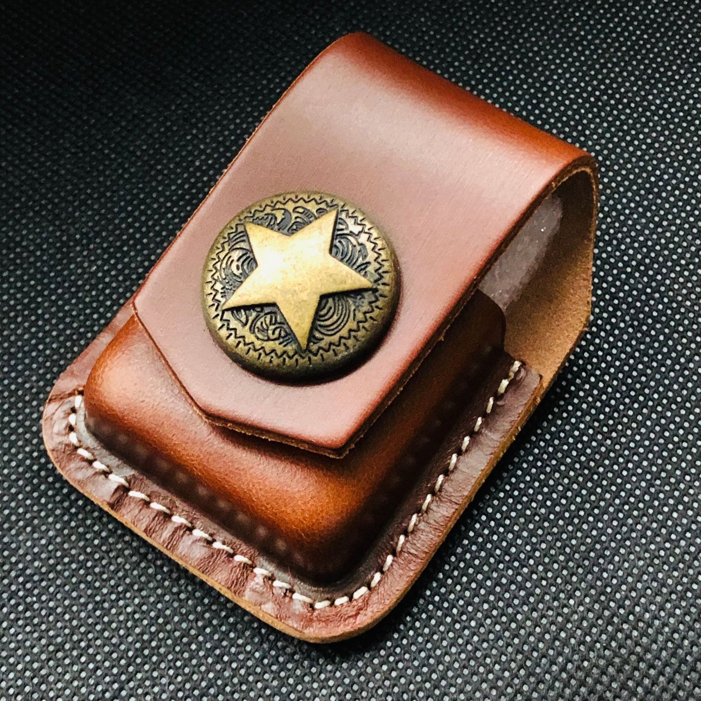 Kerosene Lighter Leather Handmade Personality Leather Case