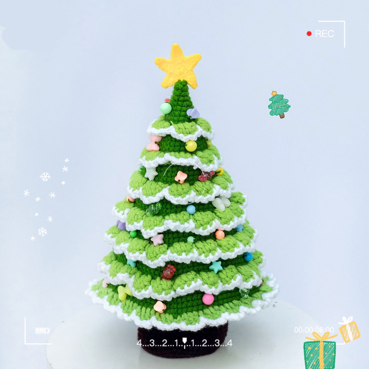 Christmas Handmade Diy Making Gift Yarn Crochet - käsityöpaketti