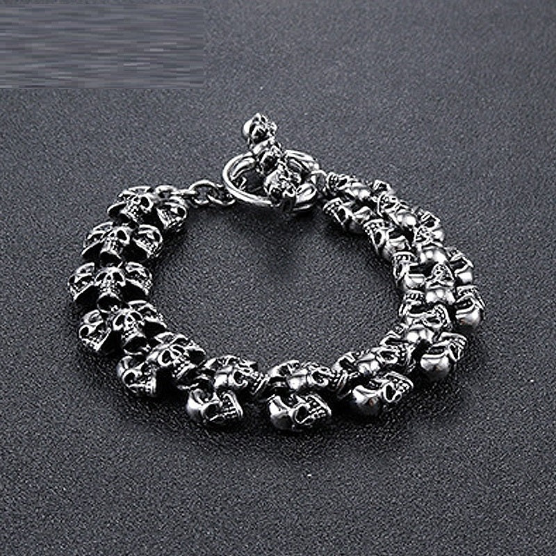 Men's Vintage Ornament Gothic Punk Bracelet