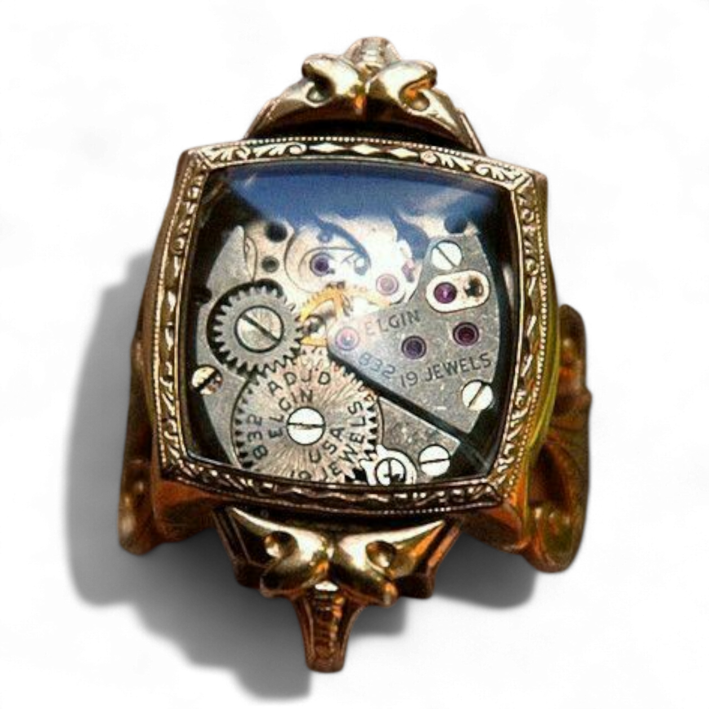 Rannekello sormus vintage steampunk