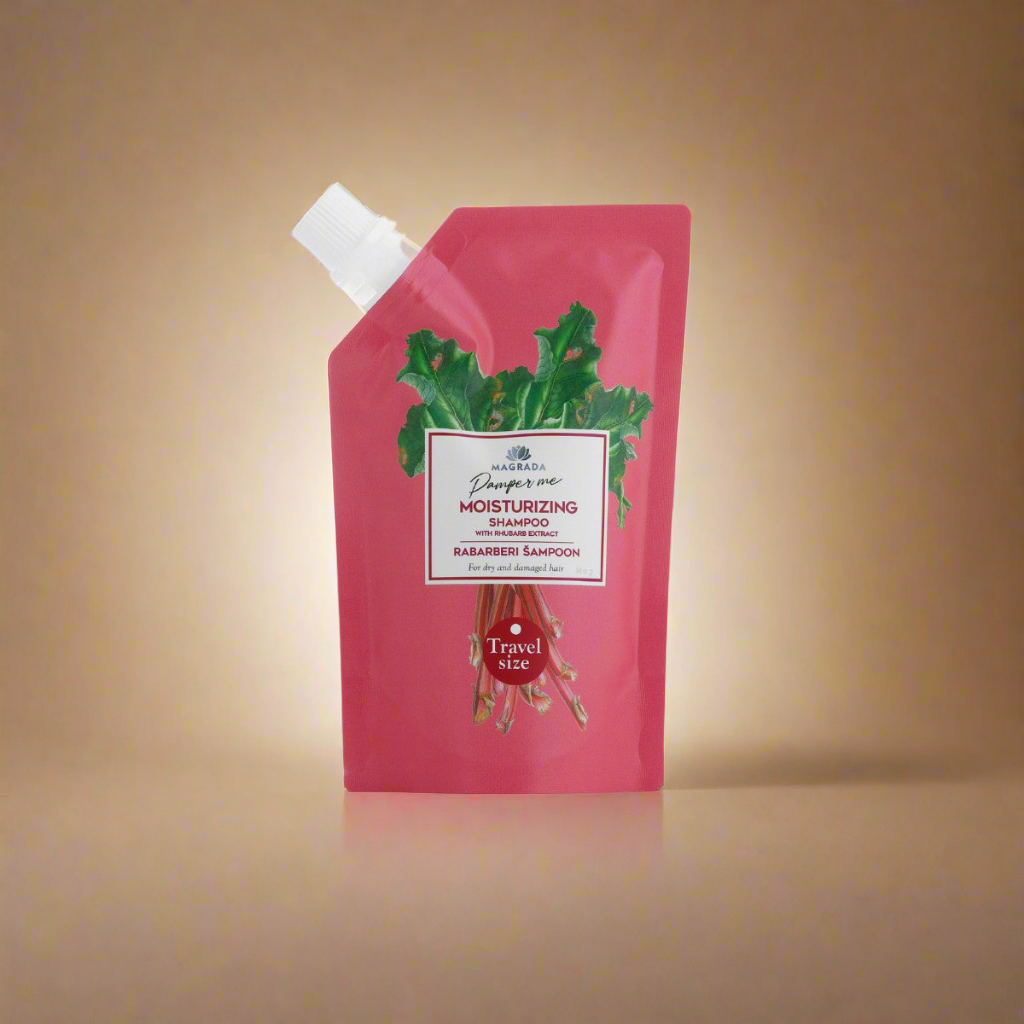 Viikinkishampoo: raparperia ja raivoa - TRAVEL SIZE Rhubarb Shampoo With Aloe Extract - 100 ml