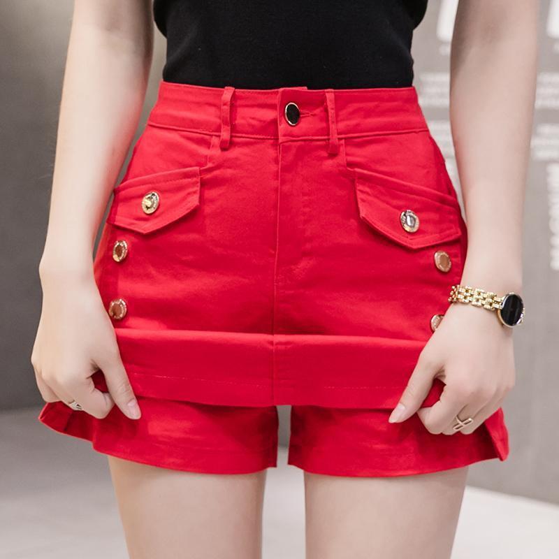 Women's Fashion Denim Short Culotte