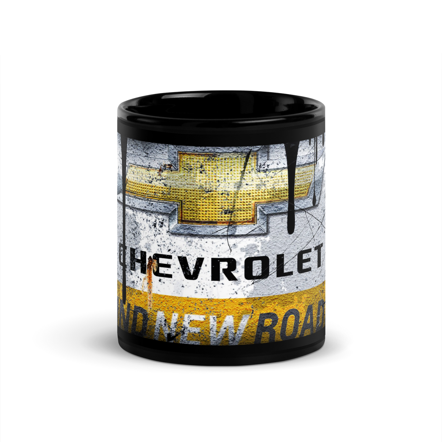 Black glossy Mug - Chevrolet