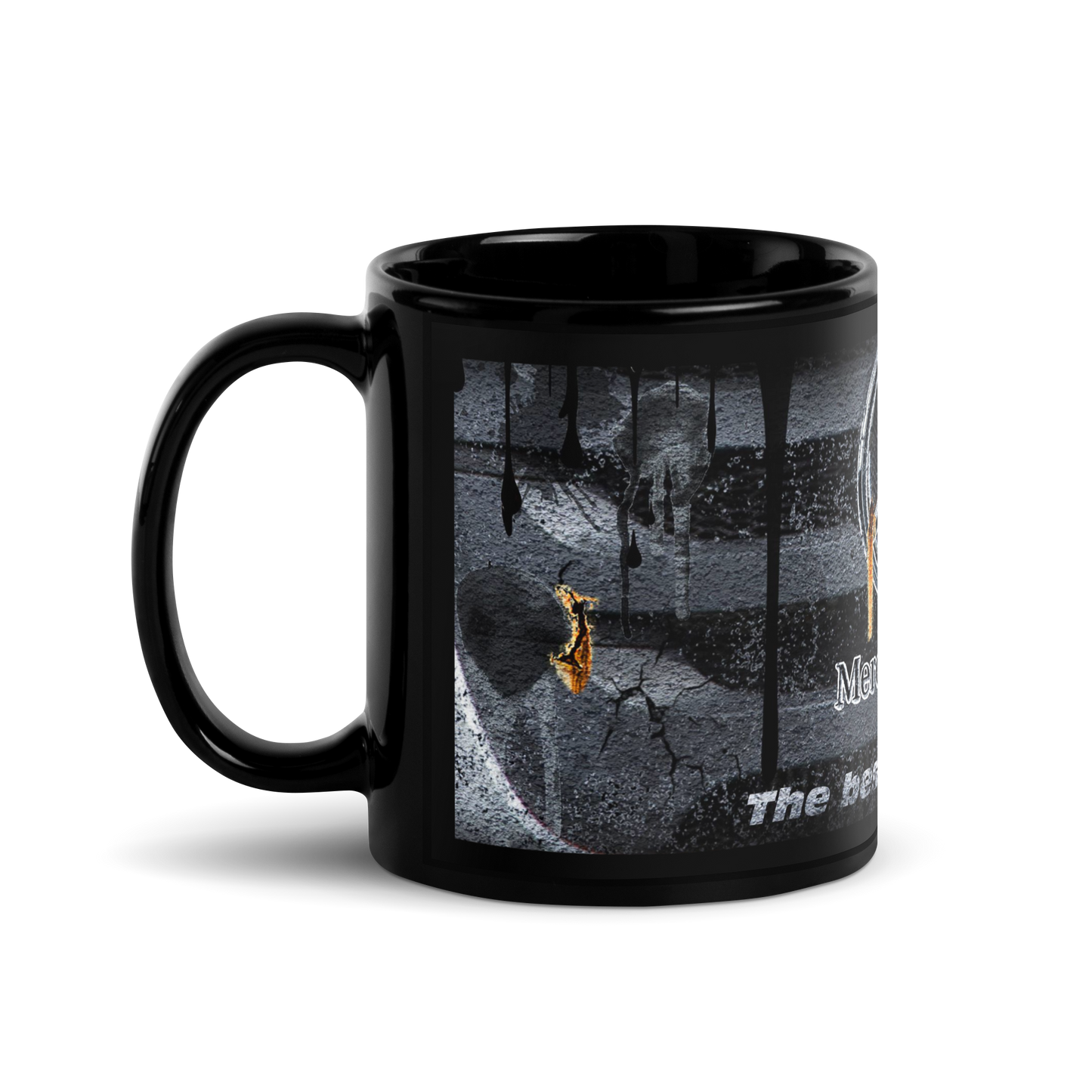 Black glossy Mug - mersu