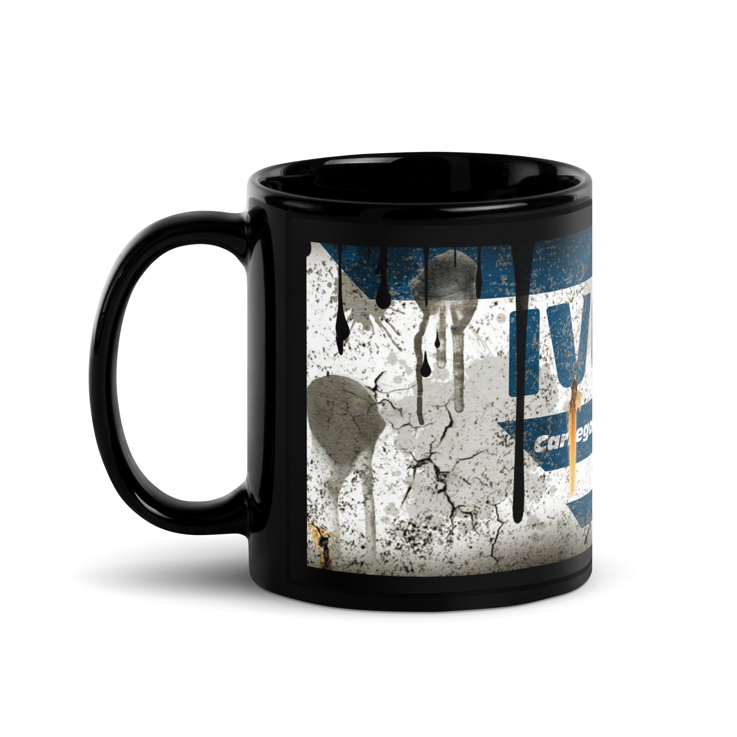 Black glossy Mug - iveko