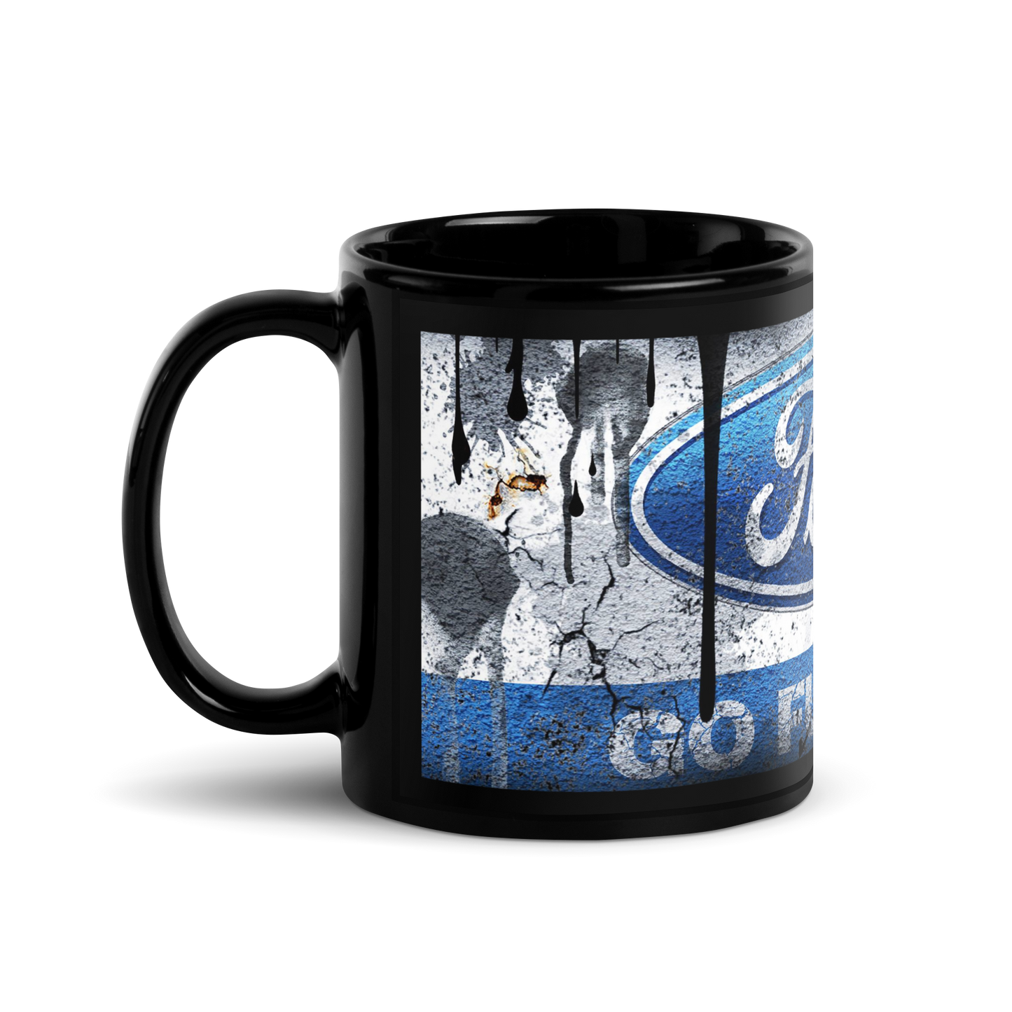 Black glossy Mug - foort