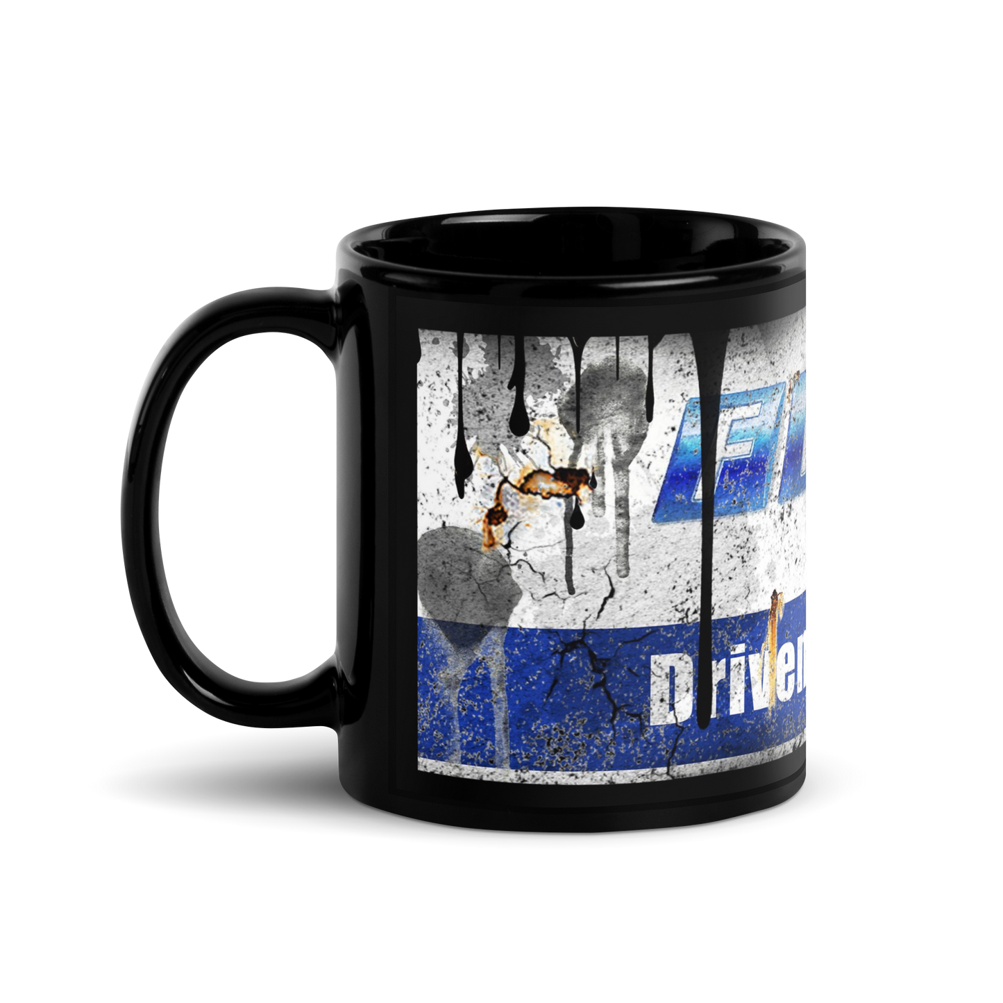 Black glossy Mug - fiat