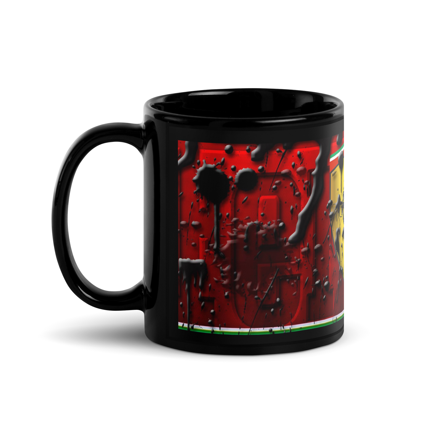 Black glossy Mug - Ferris