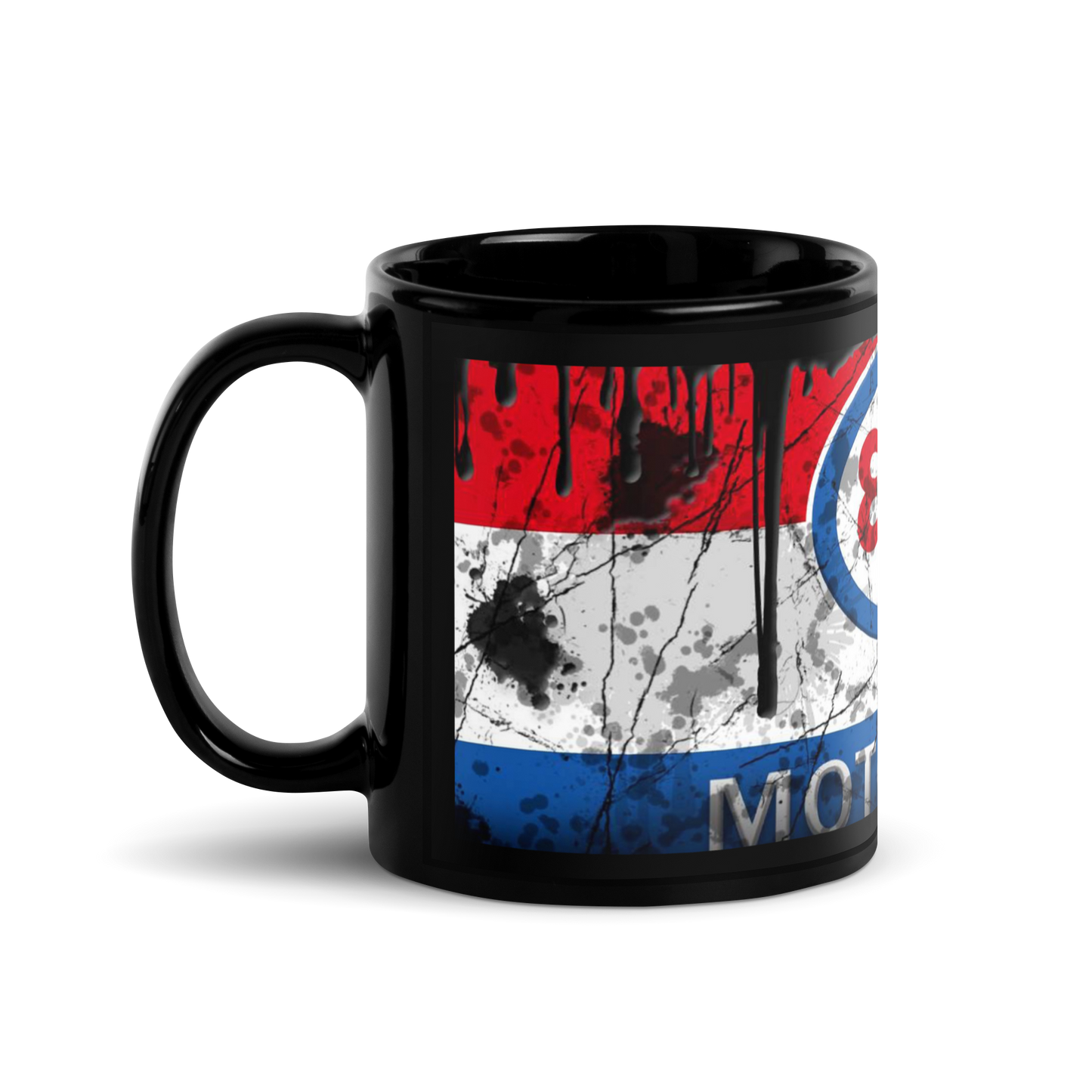 Black glossy Mug - Esso