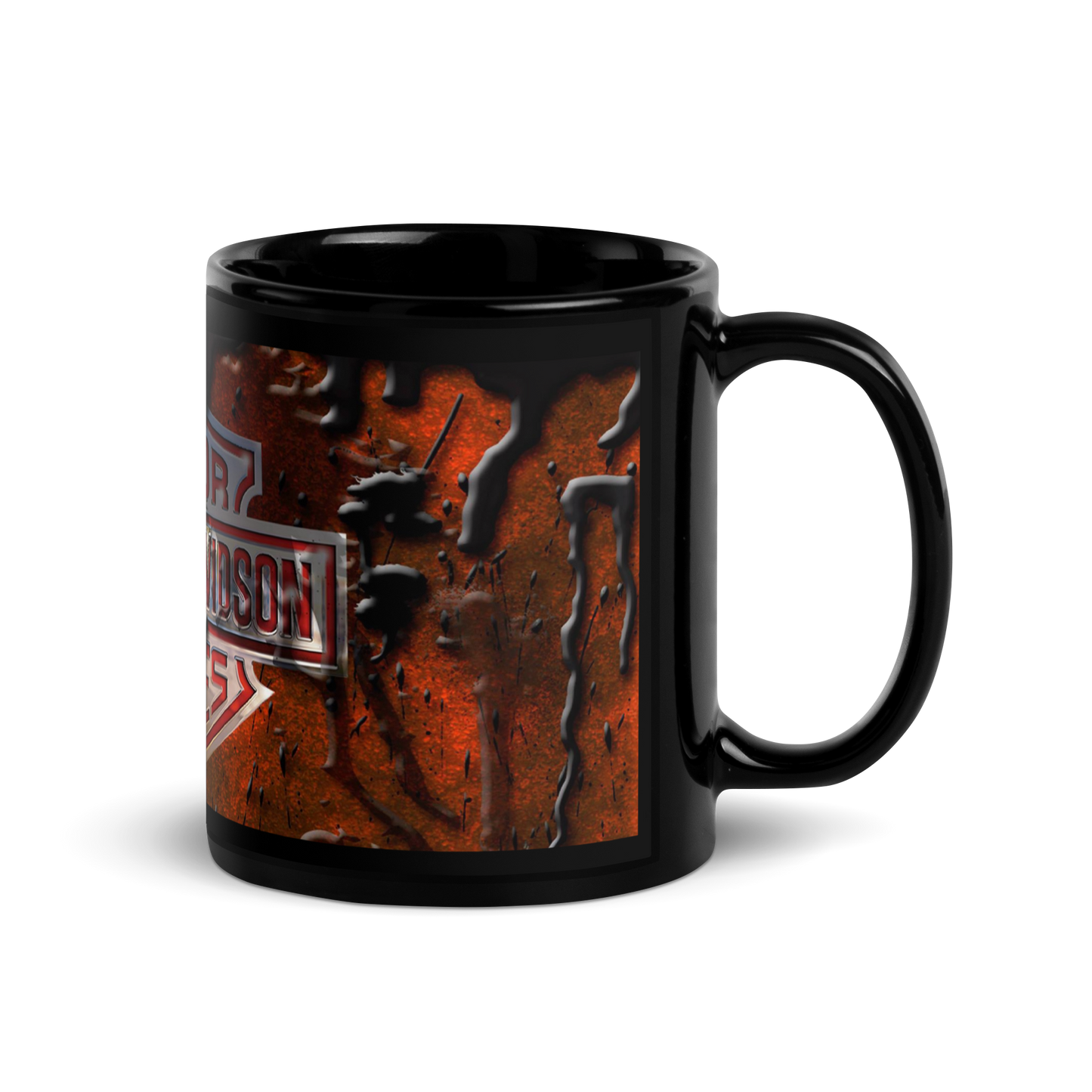 Black glossy mug - harrikka