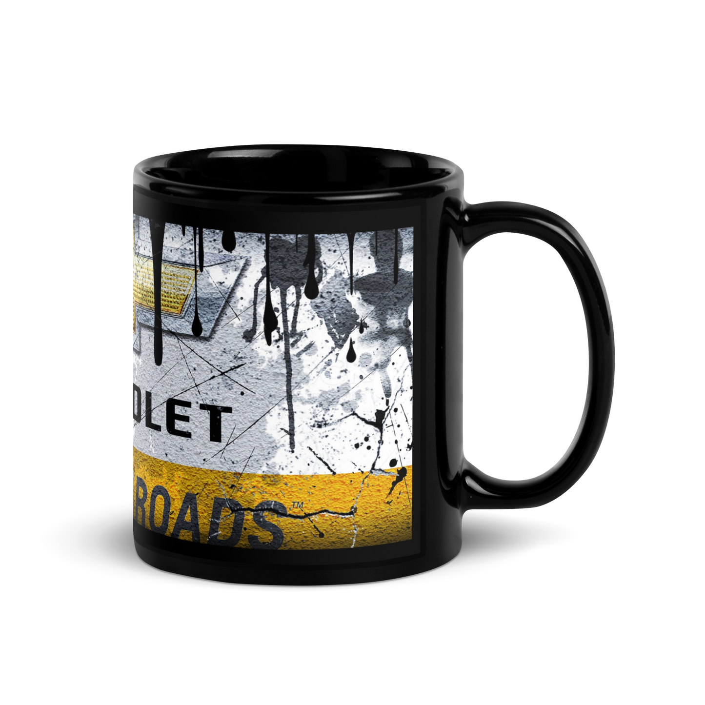 Black glossy Mug - Chevrolet