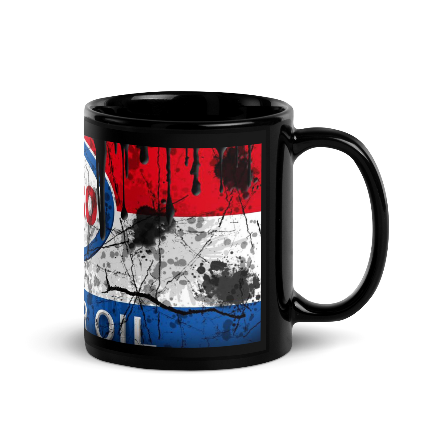 Black glossy Mug - Esso