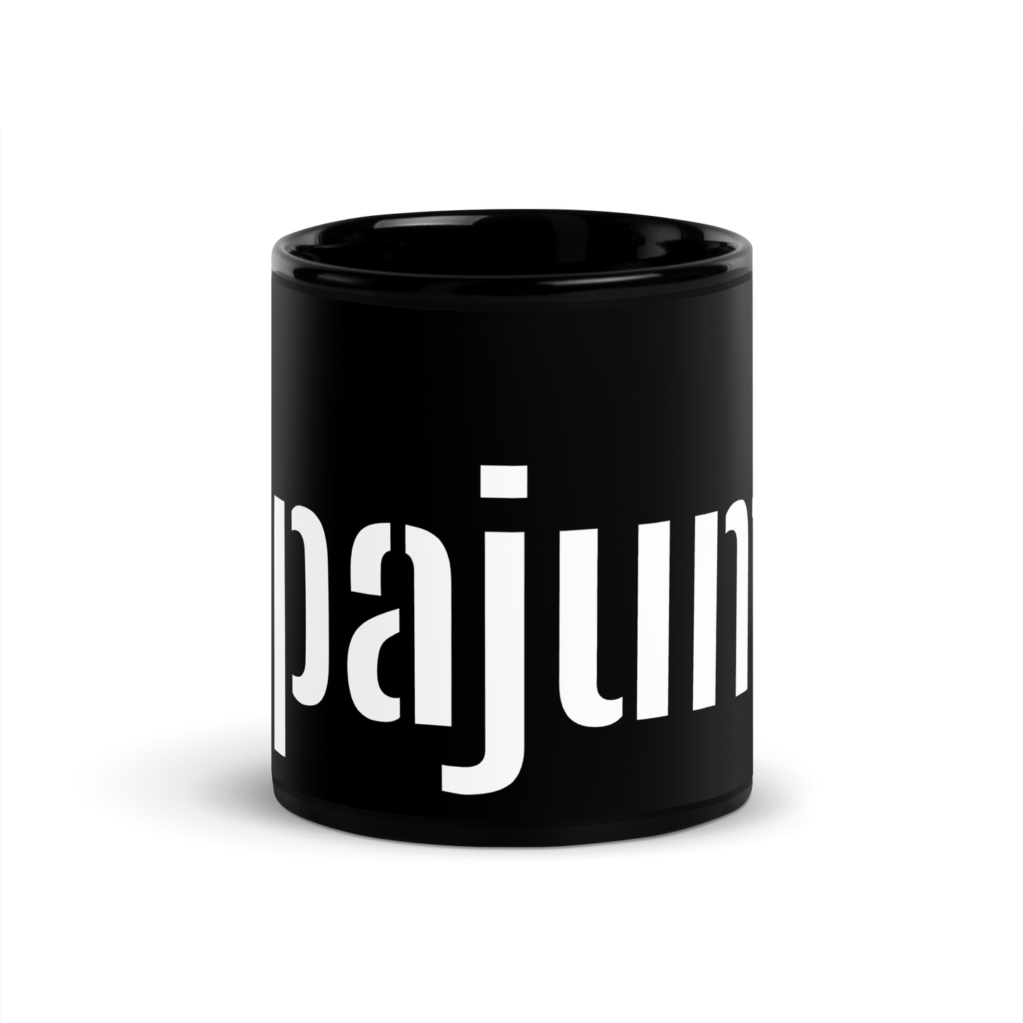 This black glossy Mug - a house jam