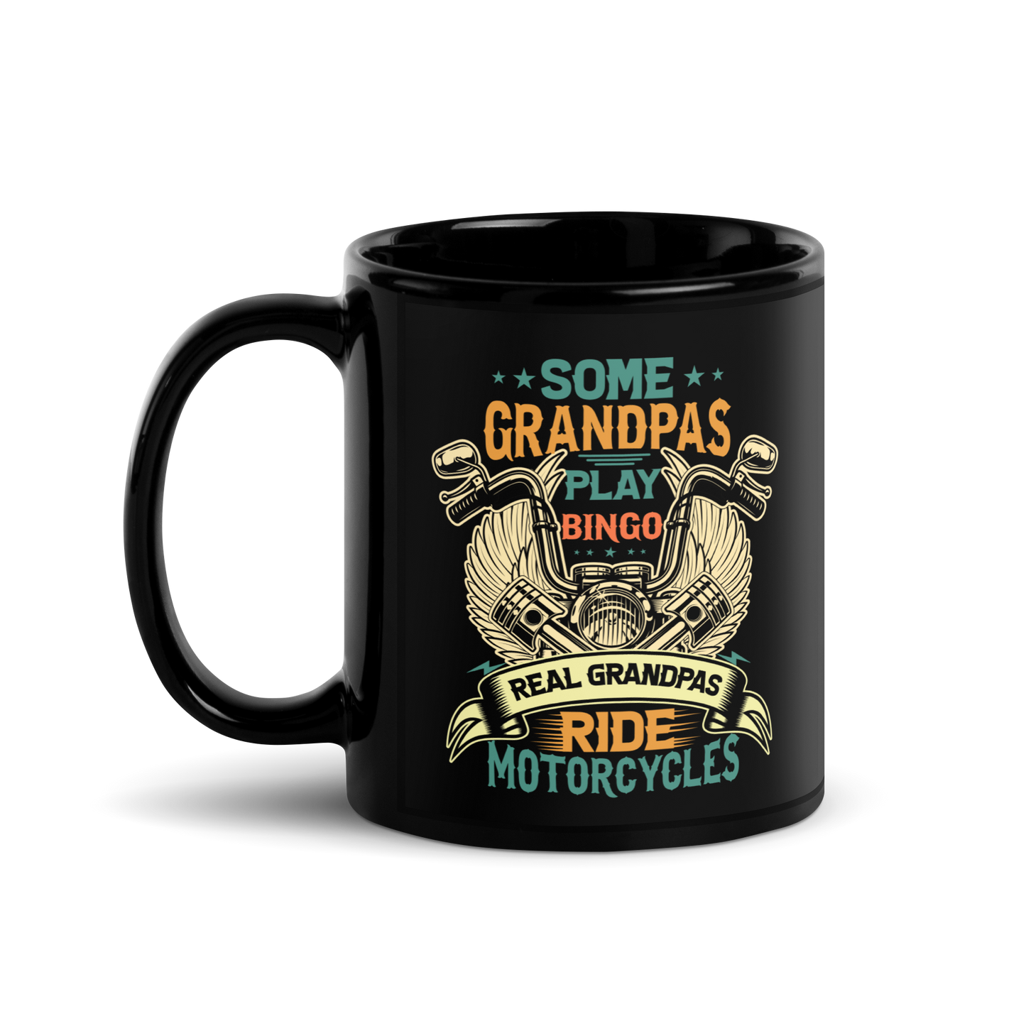 black Mug - biker grandpas