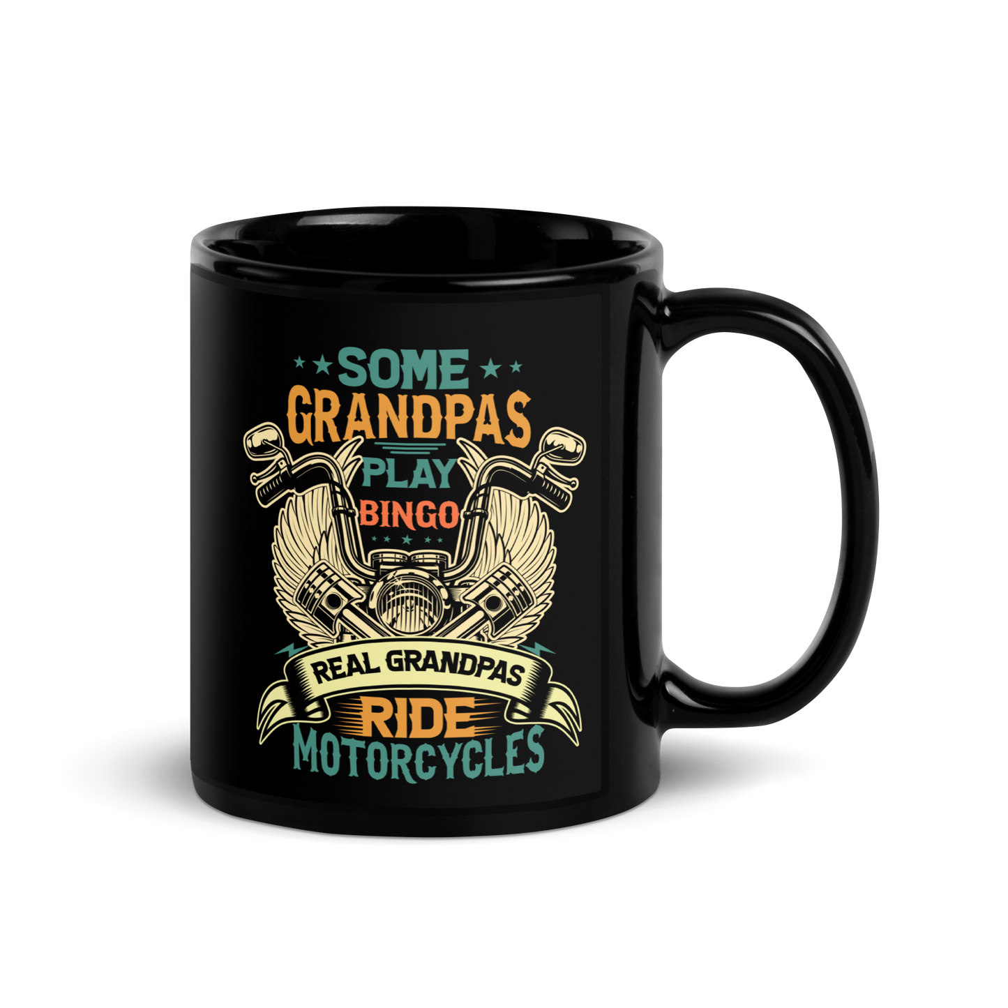 black Mug - biker grandpas