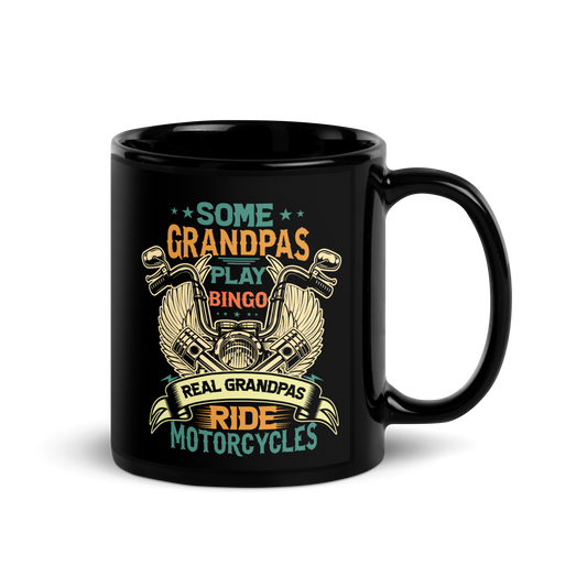 black Mug - biker grandpas