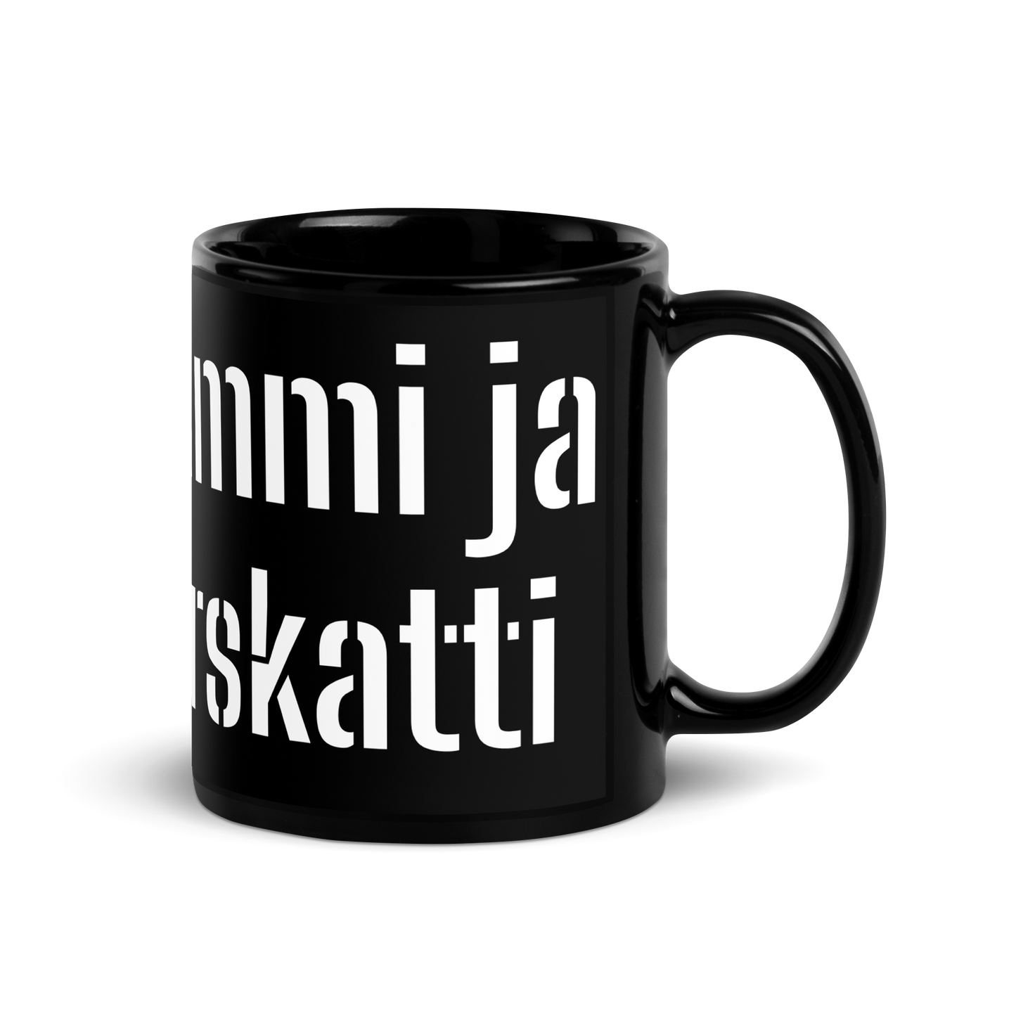 Tämä musta kiiltävä muki -  jummijammi ja erikoispirskatti