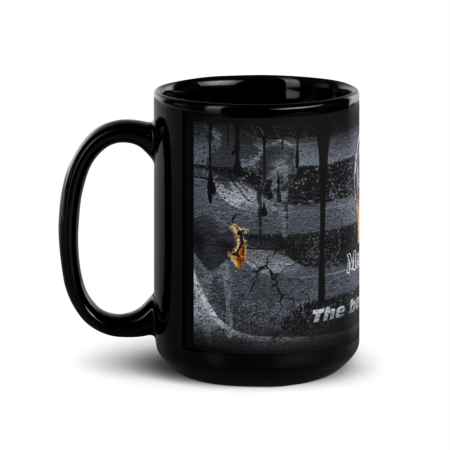 Black glossy Mug - mersu