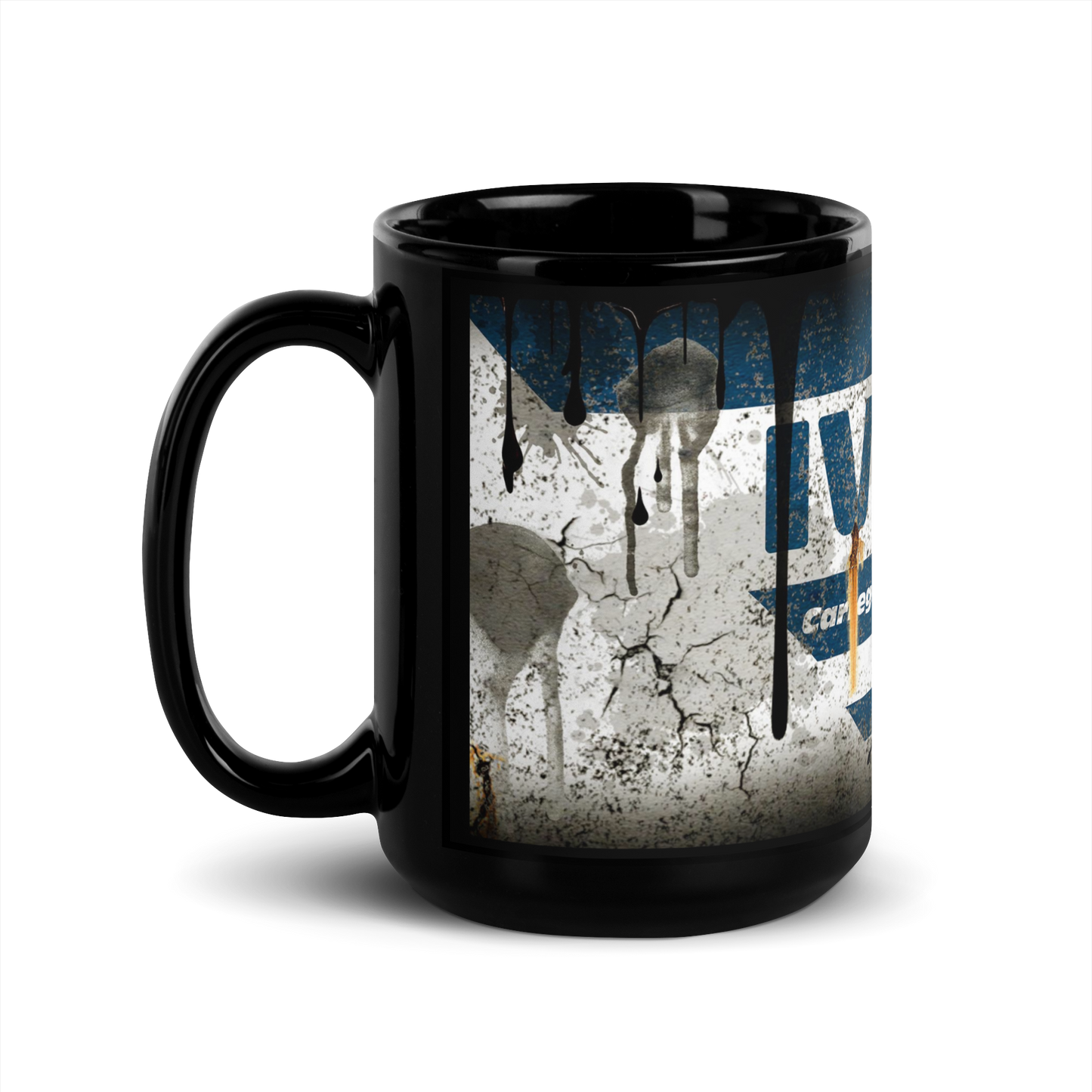 Black glossy Mug - iveko