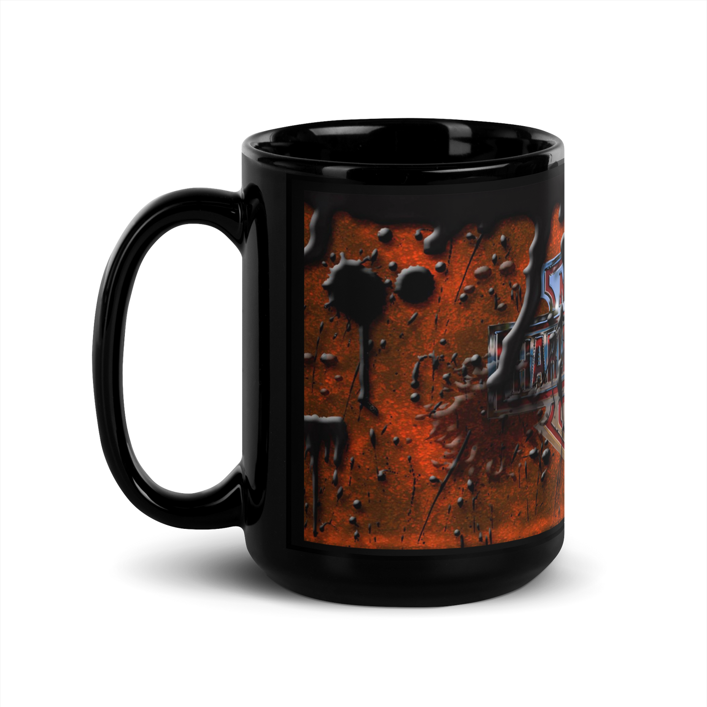 Black glossy mug - harrikka