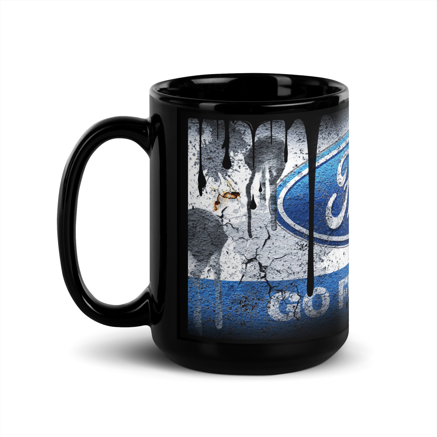 Black glossy Mug - foort