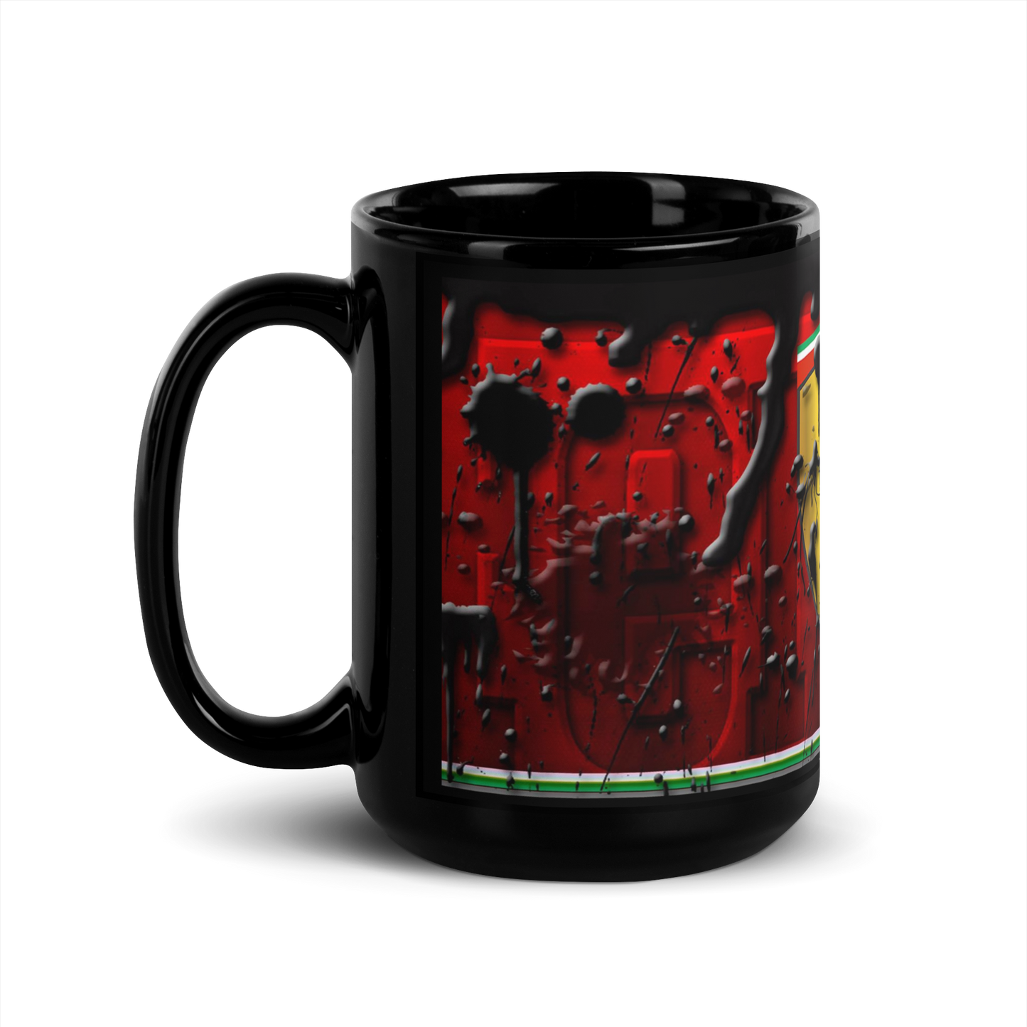 Black glossy Mug - Ferris