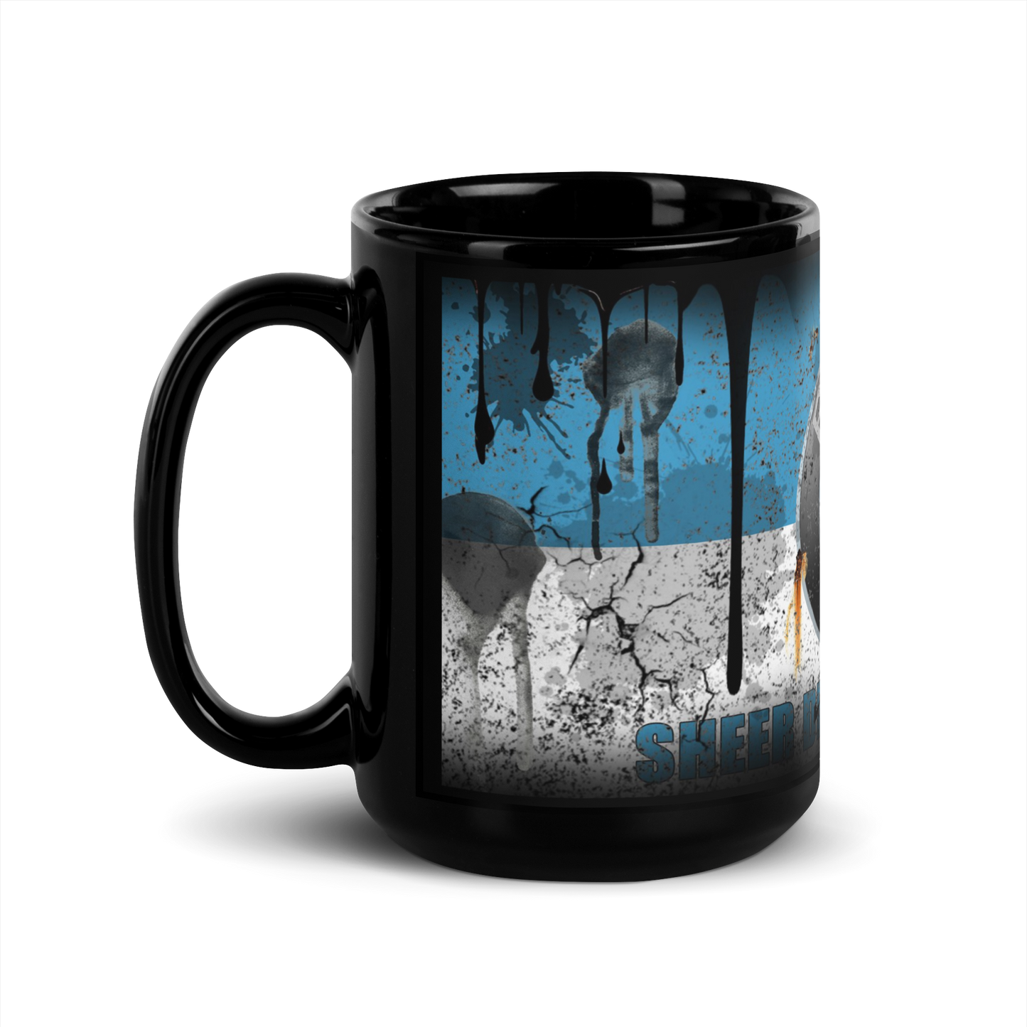 Black glossy Mug - BMV