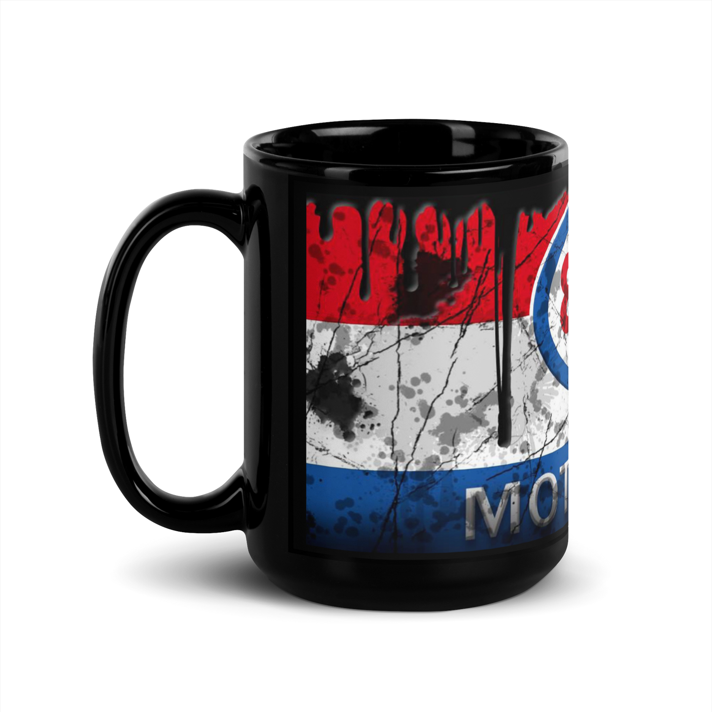 Black glossy Mug - Esso