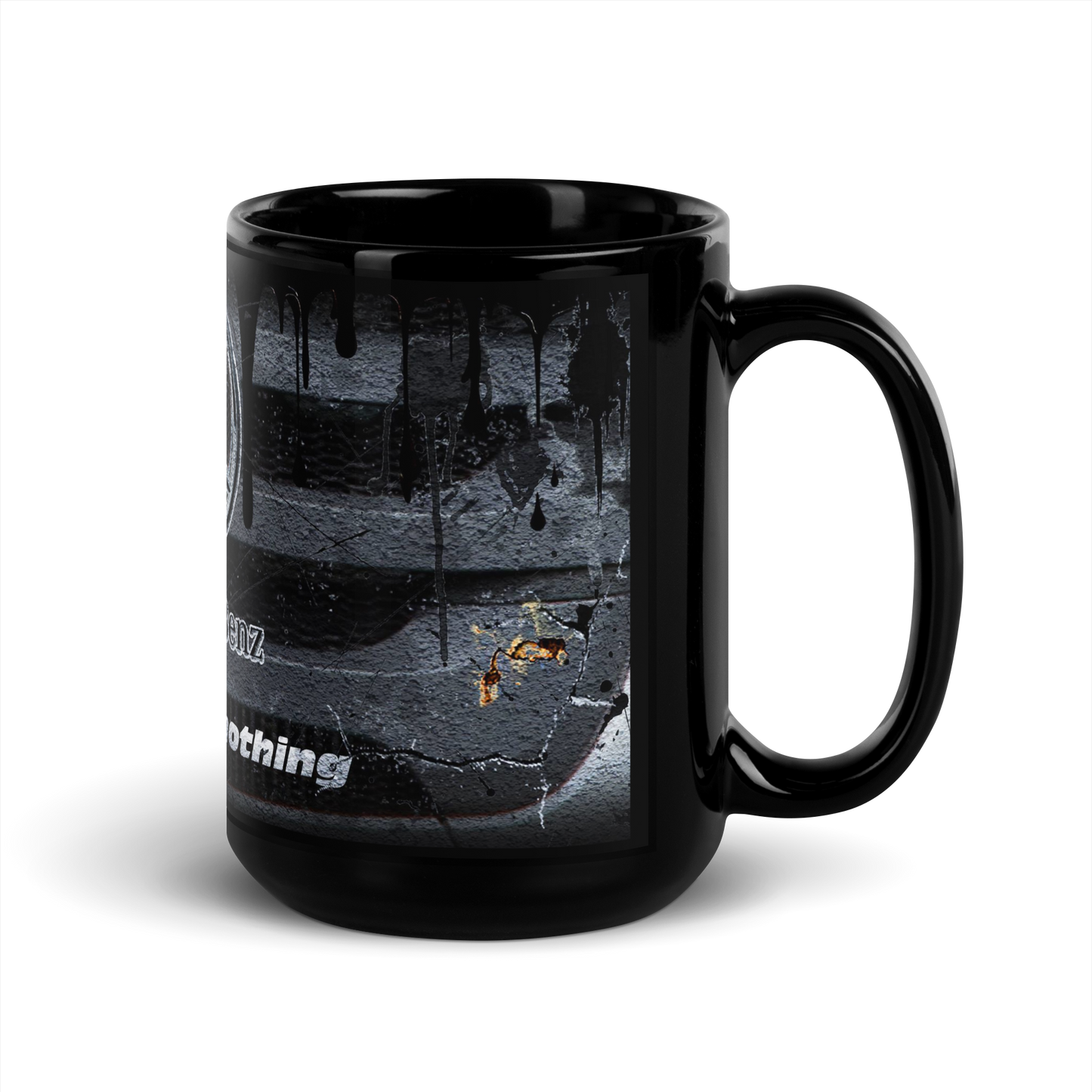 Black glossy Mug - mersu