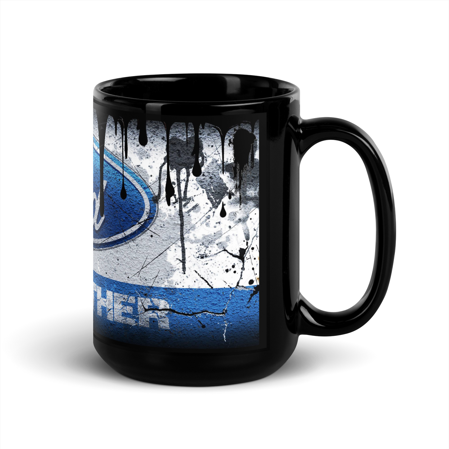 Black glossy Mug - foort