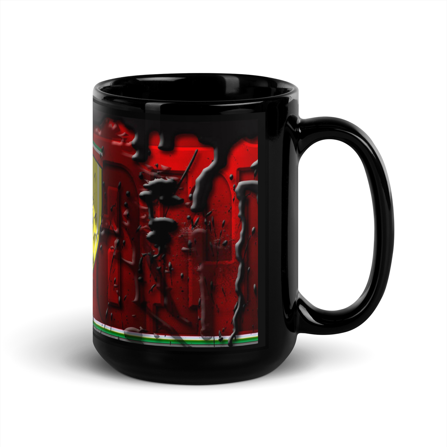 Black glossy Mug - Ferris