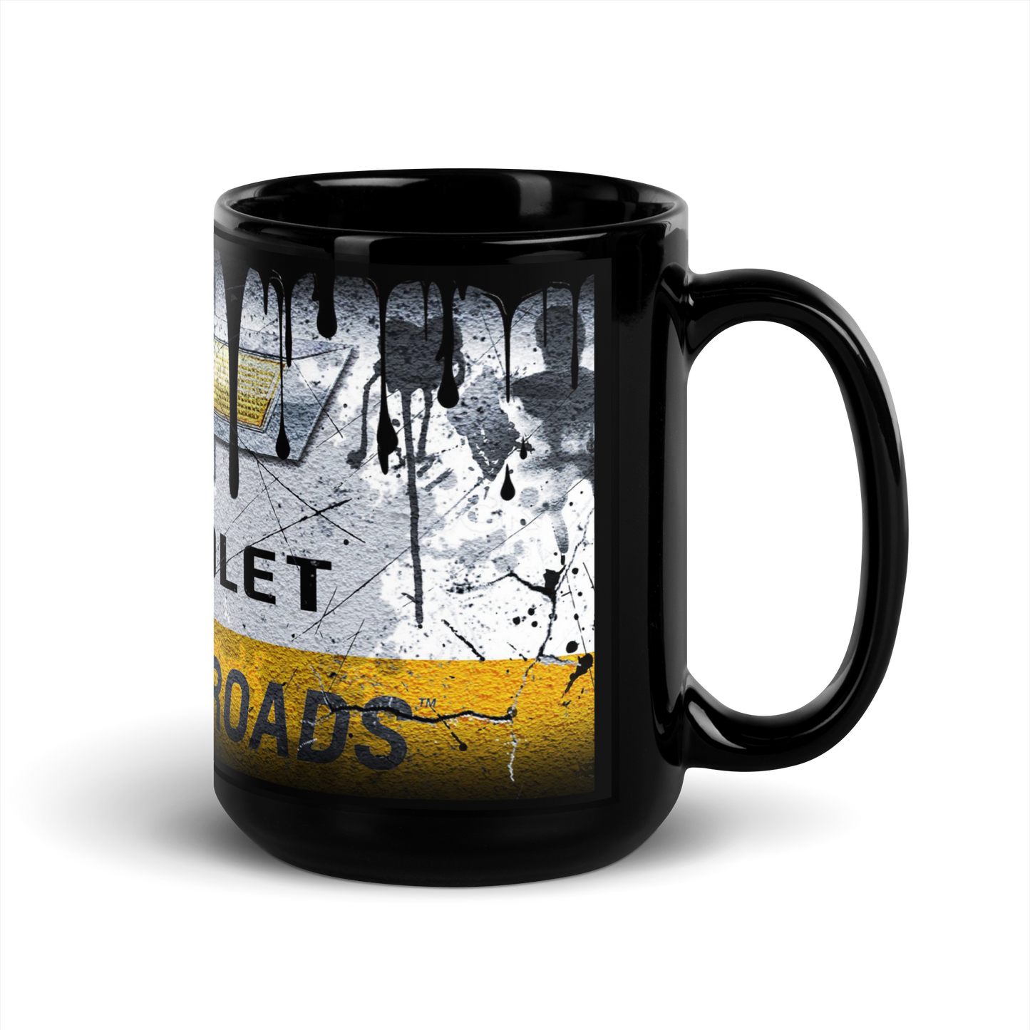 Black glossy Mug - Chevrolet