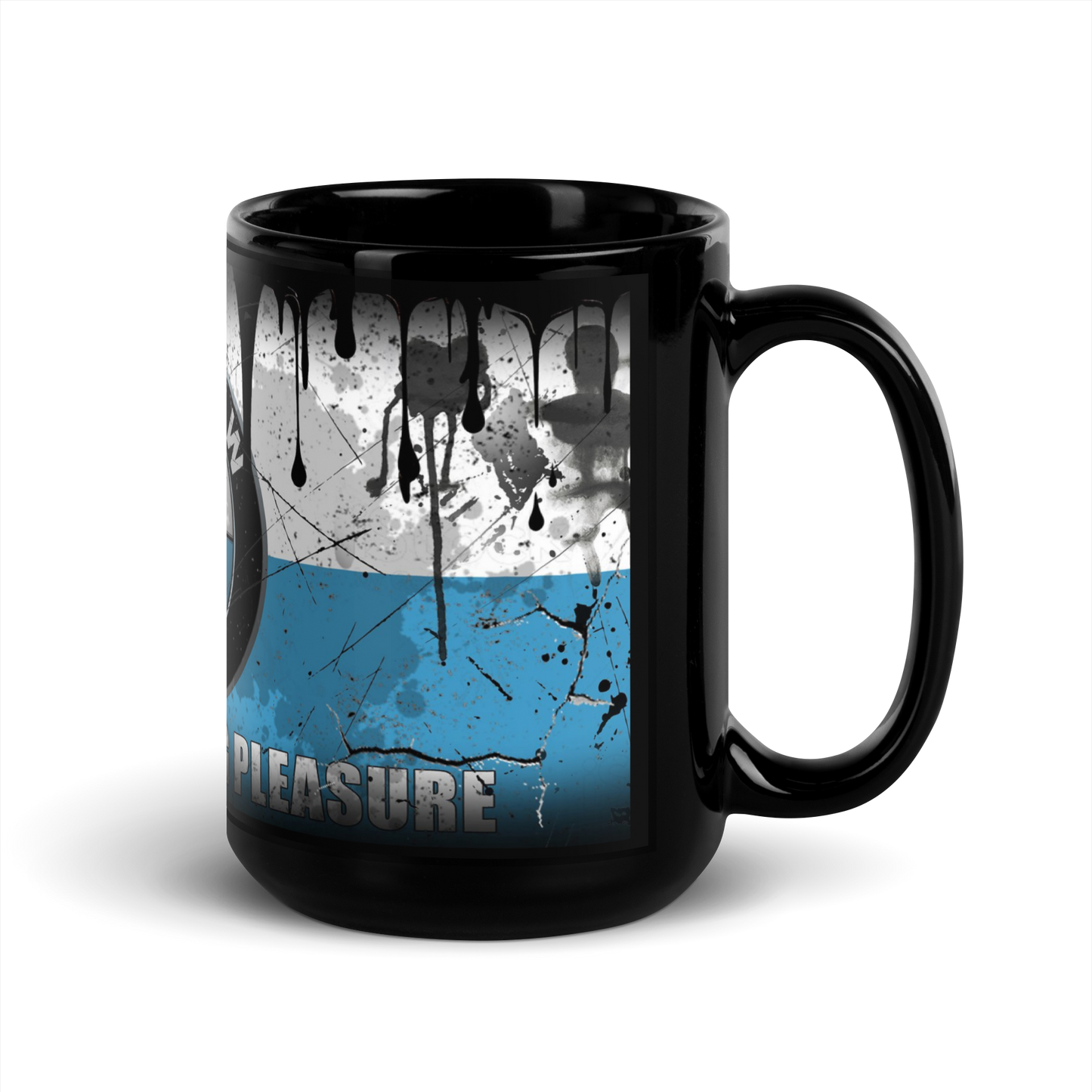 Black glossy Mug - BMV