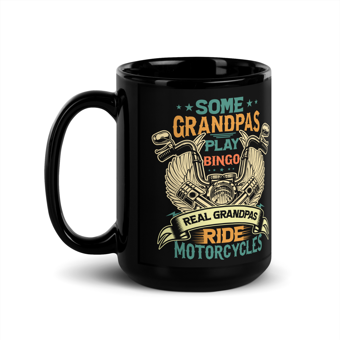 black Mug - biker grandpas