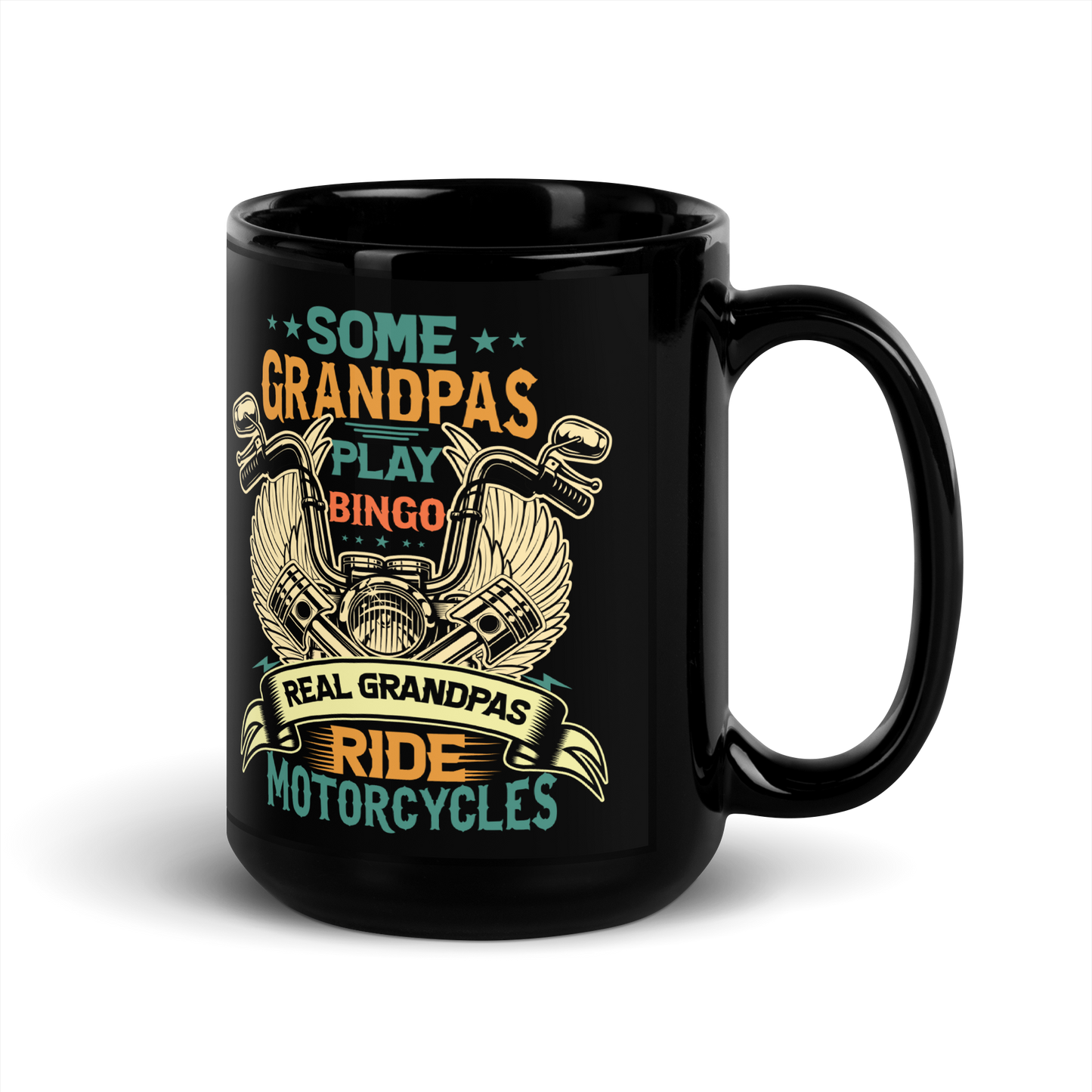 black Mug - biker grandpas