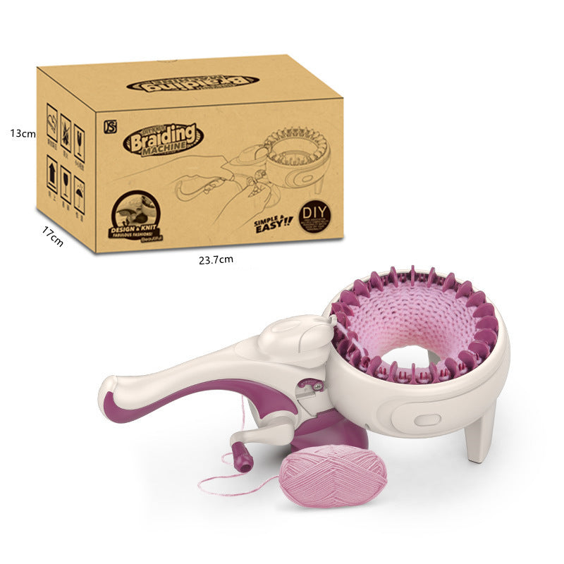 DIY Knitting Machine Toy 24 Needle Scarf Hat Hand Haruka Wool Knitting Machine  käsityö - neulekone