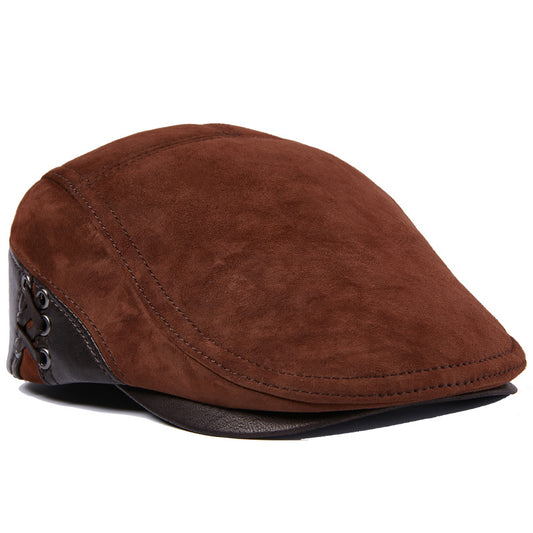 Men's Cowhide Leather Hat