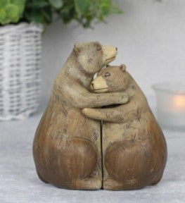 Animal Love Couple Hug Statue Decoration Resin Ornament