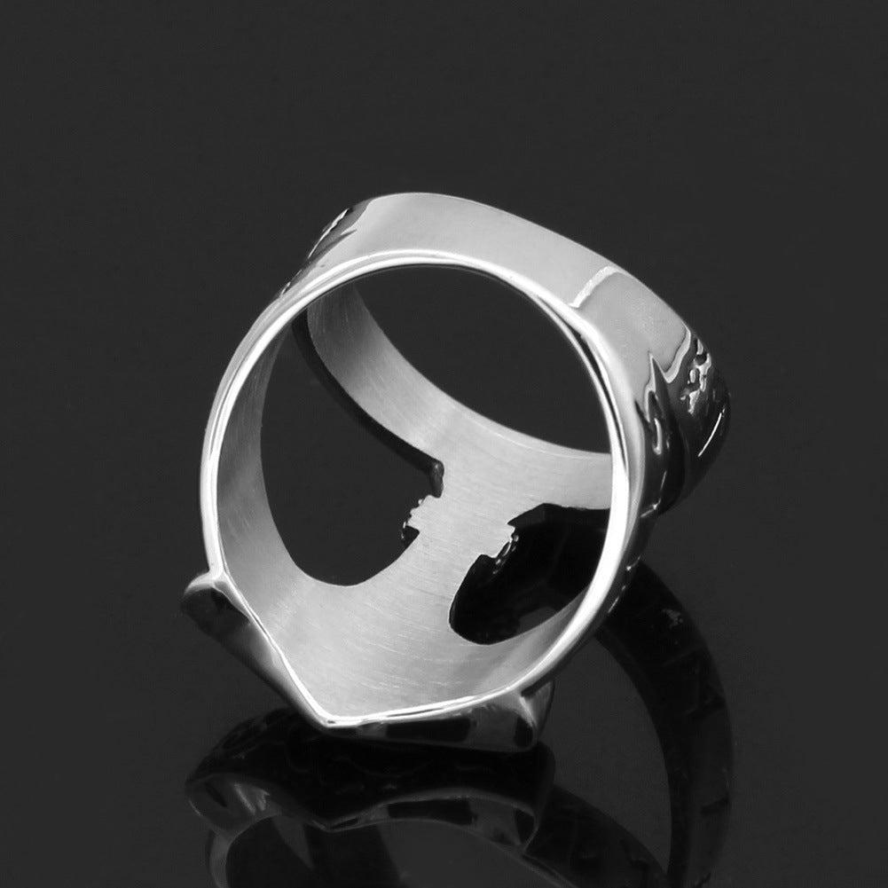 Viking hammer Steel ring