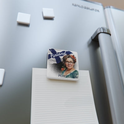 kovaa muovia magneettikuvat – oma tuntitaksa jääkaapin oveen! 4 Pcs from Lieto