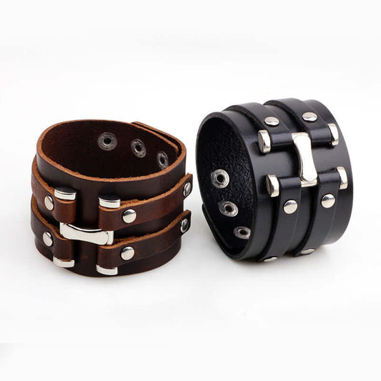 Fashion Simple Leather Men's Bracelet