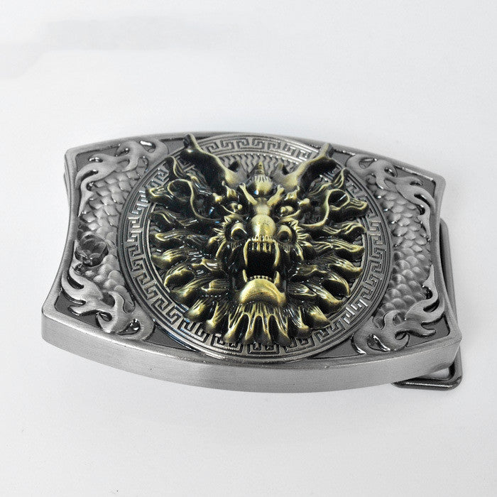 Personalized Belt Buckle With Knife And Smooth Buckle