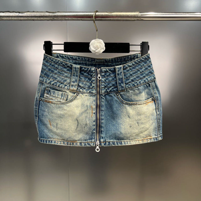 Summer Fashion Vintage Wash Denim