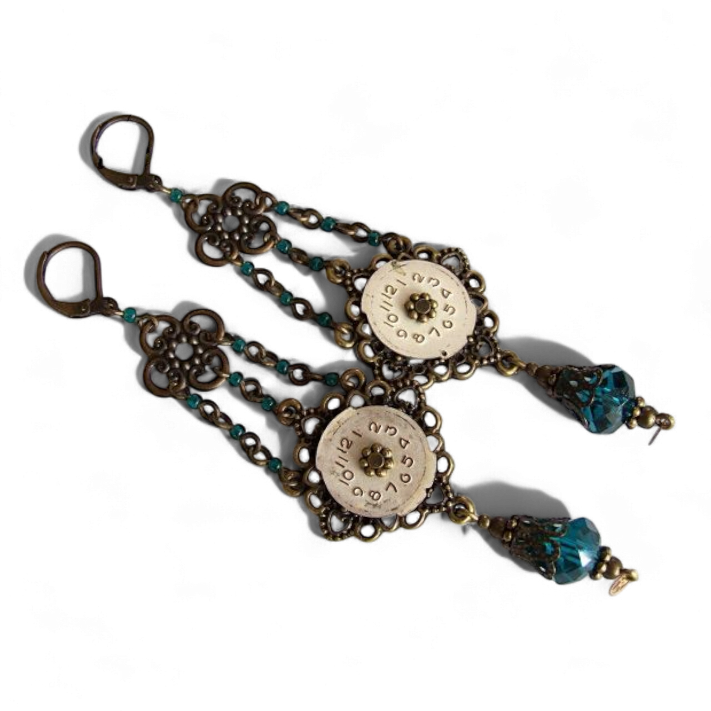 1 kpl - Rannekello korvakorut vintage steampunk - ei parii