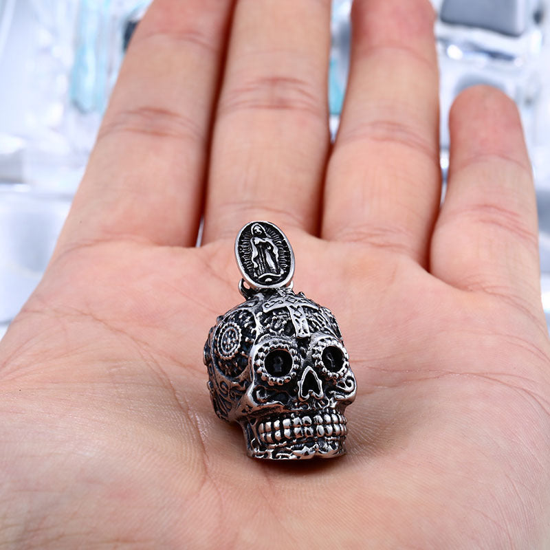 Gothic Skull Necklace Skull Pendant